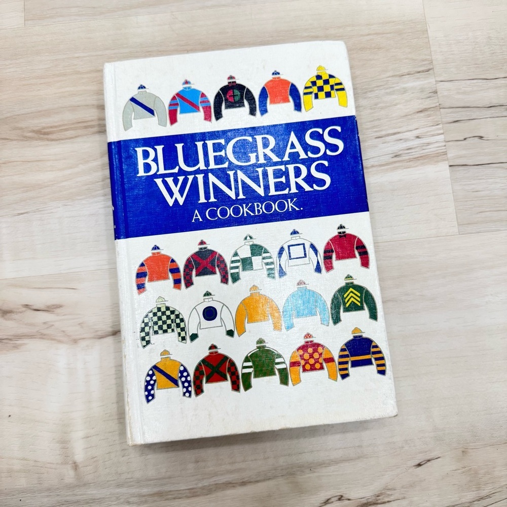 Bluegrass Winners A Cookbook Kentucky Derby Recipes Vtg 1985 southern recipes